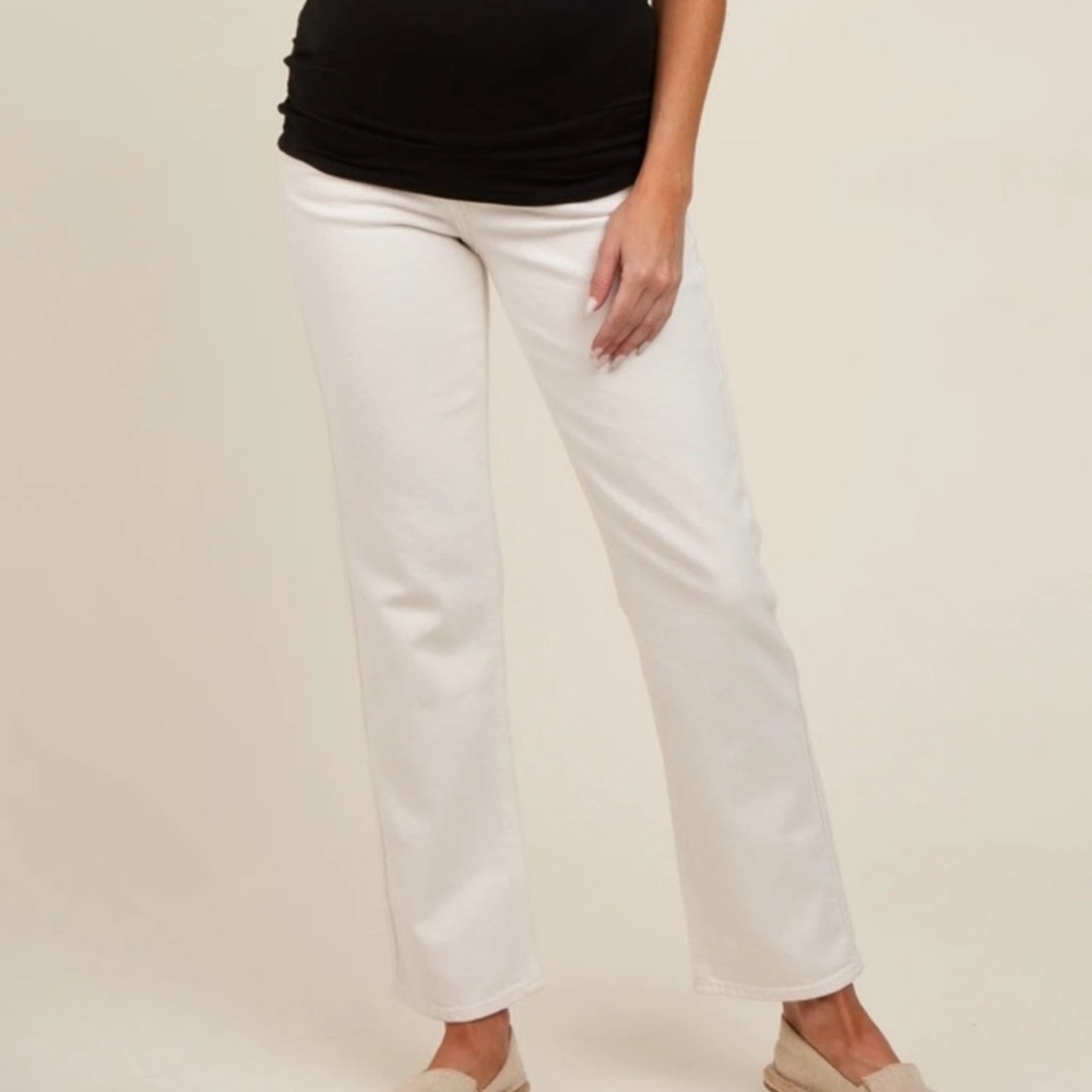 Pink blush maternity pants